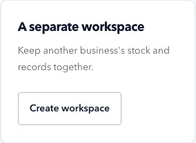 Create workspace in the workspace chooser